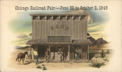 Chicago Railroad Fair - June 25 to October 2, 1949 Postcard