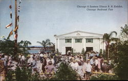 Chicago & Eastern Illinois RR Exhibit Postcard