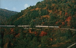 Amtrak Train Broadway Limited New York-Chicago Postcard