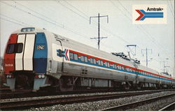 Metroliner - One of the World's Fastest Self-Propelled Trains Trains, Railroad Postcard Postcard Postcard