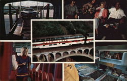 The Auto-Train Trains, Railroad Postcard Postcard Postcard