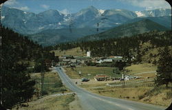 Estes Park Village Colorado Postcard Postcard Postcard