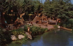 Disneyland - Peaceful Indian Village, The Magic Kingdom Postcard