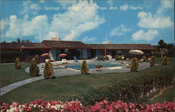 Palm Springs Home of Alice Faye and Phil Harris Postcard