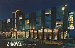 Laurel Motor Inn San Francisco, CA Postcard Postcard Postcard