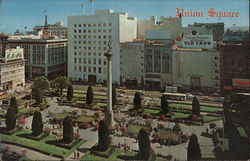 Union Square San Francisco, CA Postcard Postcard Postcard