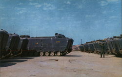 A 35-ton Amphibian Tractor Postcard