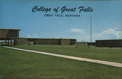 College of Great Falls Montana Postcard Postcard Postcard