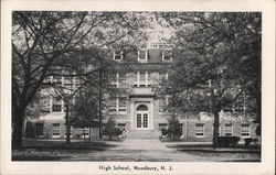 High School Woodbury, NJ Postcard Postcard Postcard