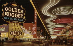 Famous Casino Center on Fremont Street Postcard