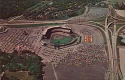 Milwaukee County Stadium Wisconsin Postcard Postcard Postcard