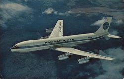 Pan American Jet Clipper Aircraft Postcard Postcard Postcard