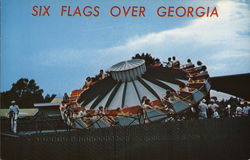 Six Flags over Georgia - Satellite Ride Atlanta, GA Postcard Postcard Postcard