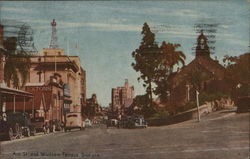 Ann St. and Wickham Terrace Postcard