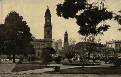 Victoria Square, Adelaide. Postcard