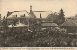 North Japan College New Recitation Hall Side View Postcard