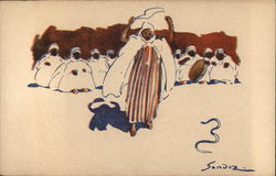 Snake Charmer Postcard