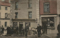 The celebrated Sara Gray's signboard, Ballybay Postcard