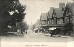 Chrch Road, looking West, Bugress Hill Postcard