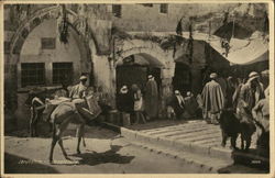 Jerusalem - Streetscene Postcard