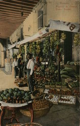 Fruit Stand Postcard