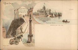 Custom House, The Braves Monument and Hope Hill Postcard