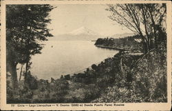 Chile - Lake Llanquihue - Osorno Volcano (2660m) from Puerto Perez Rosales Postcard Postcard