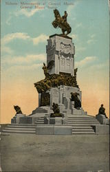 General Maceo Statue Havana, Cuba Postcard Postcard