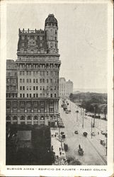 Buenos Aires Edificio De Ajuste - Paseo Colon Argentina Postcard Postcard