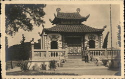 1931 Buddhist temple, Cemetery Indohina War Fréjus, France Postcard Postcard Postcard