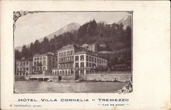 Hotel Villa Cornelia Tremezzo, Italy Postcard Postcard