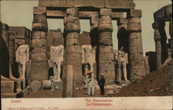 Ramesseum Luxor, Egypt Africa Postcard Postcard