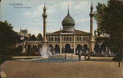 Tivoli Gardens - Concert Hall Copenhagen, Denmark Postcard Postcard