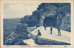 Le Boulevard de l'Abime Constantine, Algeria Africa Postcard Postcard