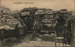 Schuetzengraben am Nordseestrand World War I Postcard Postcard