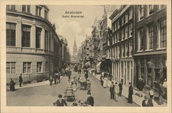 Joden Breestraat Amsterdam, Netherlands Benelux Countries Postcard Postcard