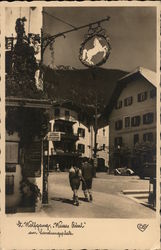 White Horse Inn St. Wolfgang, Austria Postcard Postcard