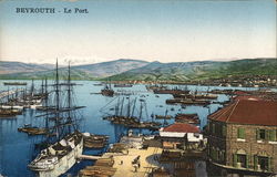 Beyrouth - Harbour Postcard