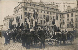 Funèrailles des Victimes de la Catastrophe du Dirigeable <<La Rèpublique>> Postcard