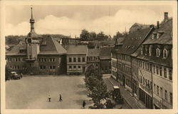 Markt mit Rathaus Postcard