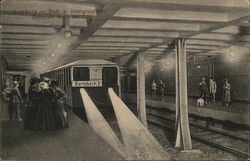 Underground Station Hamburg, Germany Postcard Postcard