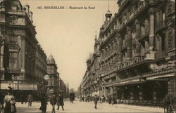 Boulevard du Nord Brussels, Belgium Benelux Countries Postcard Postcard