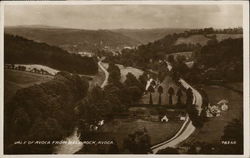 Vale of Avoca from Bell Rock, Avoca Republic of Ireland Postcard Postcard