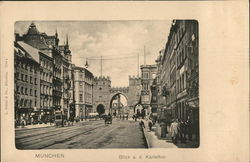 Karlsthor Munich, Germany Postcard Postcard