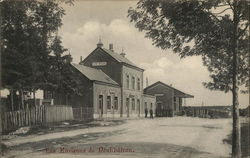 Station Buildings, Saint-Medard Postcard