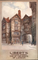 Liberty's Regent Street Postcard