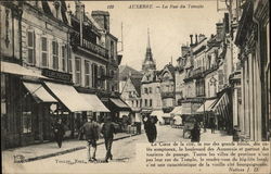 AUXERRE. La Rue du Temple Postcard