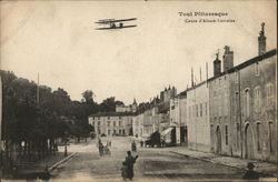 Toul Pittoresque. Cours d'Alsace-Lorraine, Biplane France Postcard Postcard