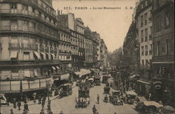 La Rue Montmartre Postcard