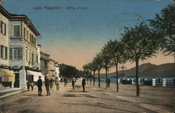 Lago Maggiore - Intra, JI Quai Italy Postcard Postcard